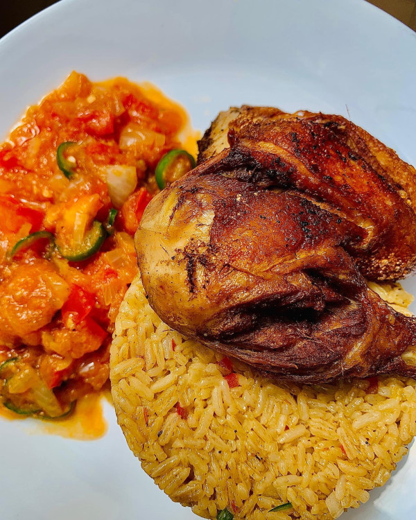 Riz gras au Poulet